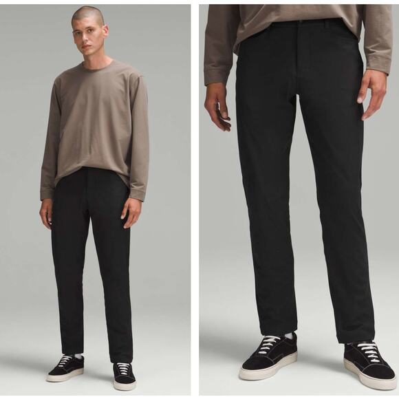 LULULEMON ABC Classic-Fit Pant 26" *Warpstreme Black Sz 40 $128 {HH39} - Picture 1 of 5
